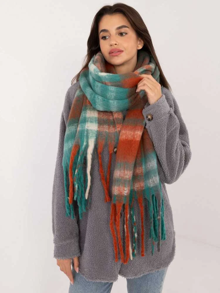 Wool Fashion Italia Minkštas ilgas švelnus moteriškas šalikas: Dydis - Universalus