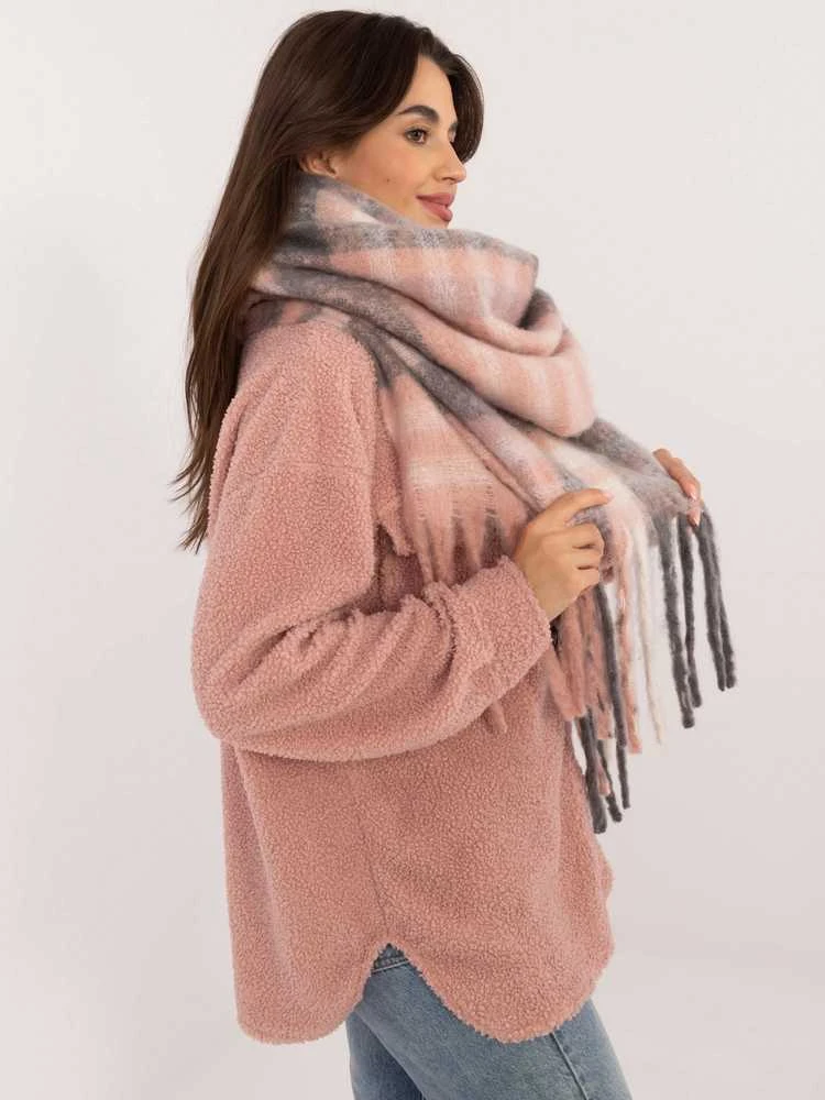 Wool Fashion Italia Minkštas ilgas švelnus moteriškas šalikas: Dydis - Universalus