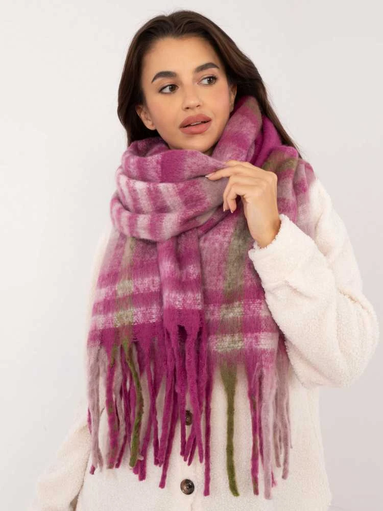 Wool Fashion Italia Minkštas ilgas švelnus moteriškas šalikas: Dydis - Universalus