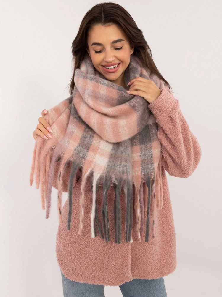 Wool Fashion Italia Minkštas ilgas švelnus moteriškas šalikas: Dydis - Universalus