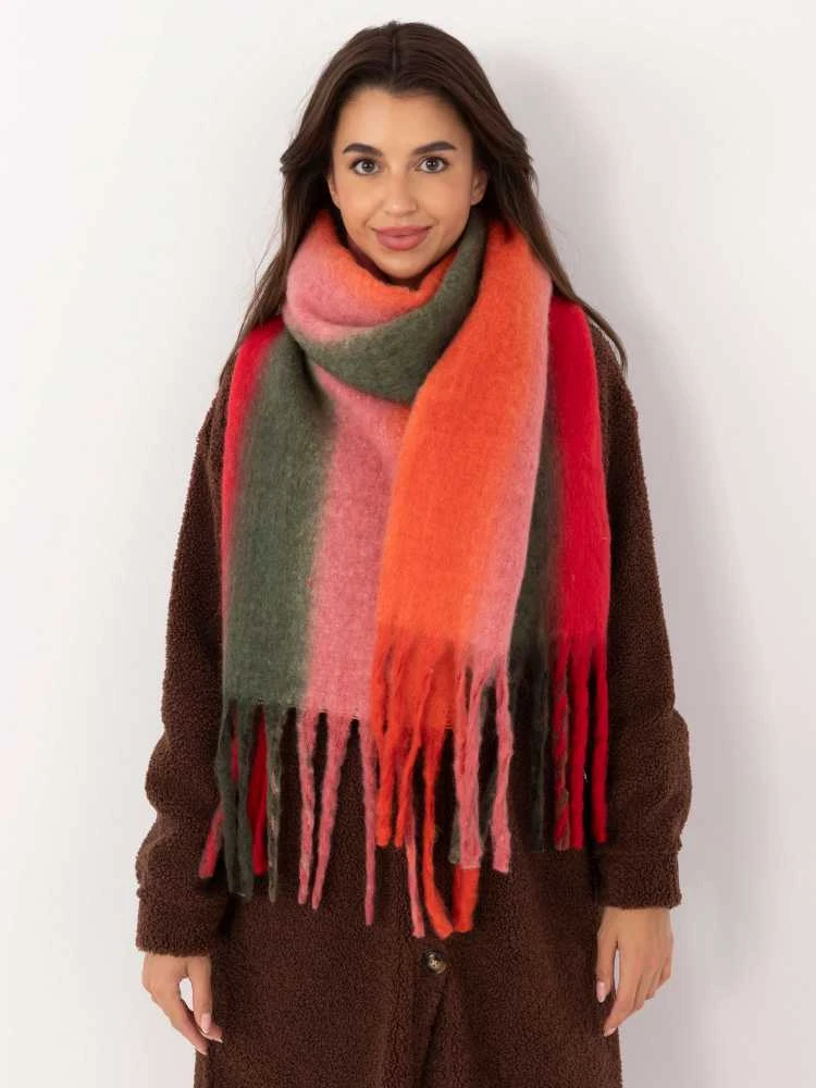 Wool Fashion Italia Minkštas jaukus moteriškas šalikas: Dydis - Universalus