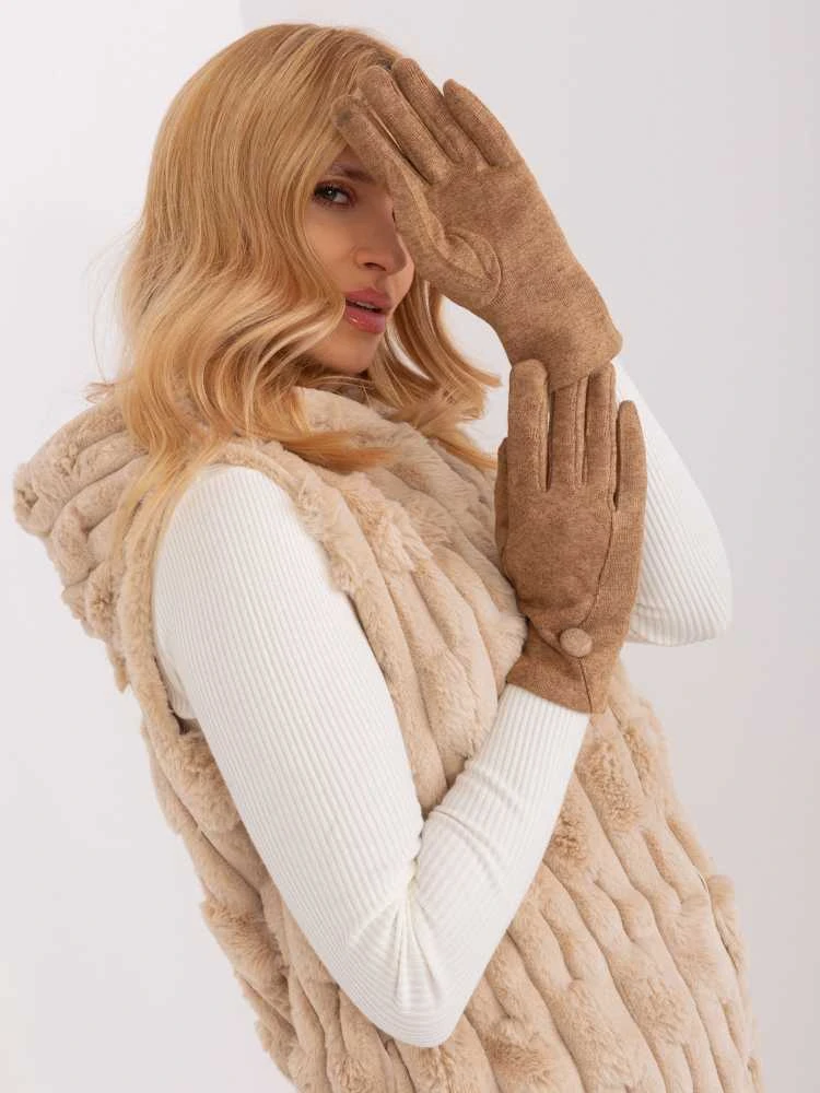 Wool Fashion Italia Moteriškos klasikinės pirštinės: Dydis - S/M