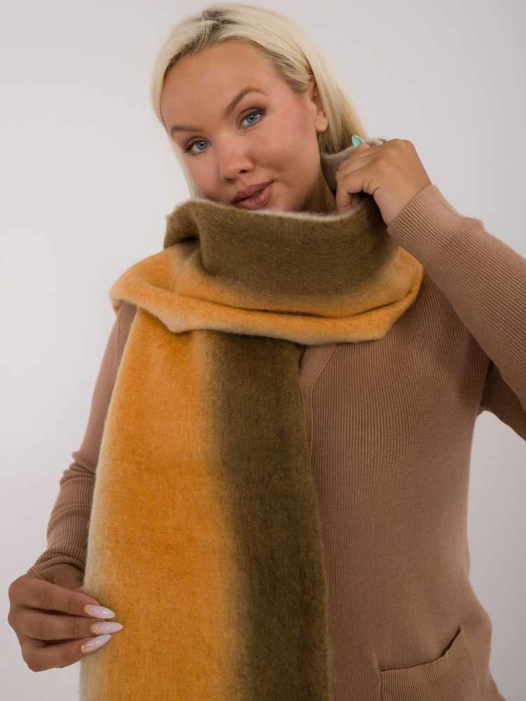 Wool Fashion Italia Šiltas ilgas šalikas: Dydis - Universalus