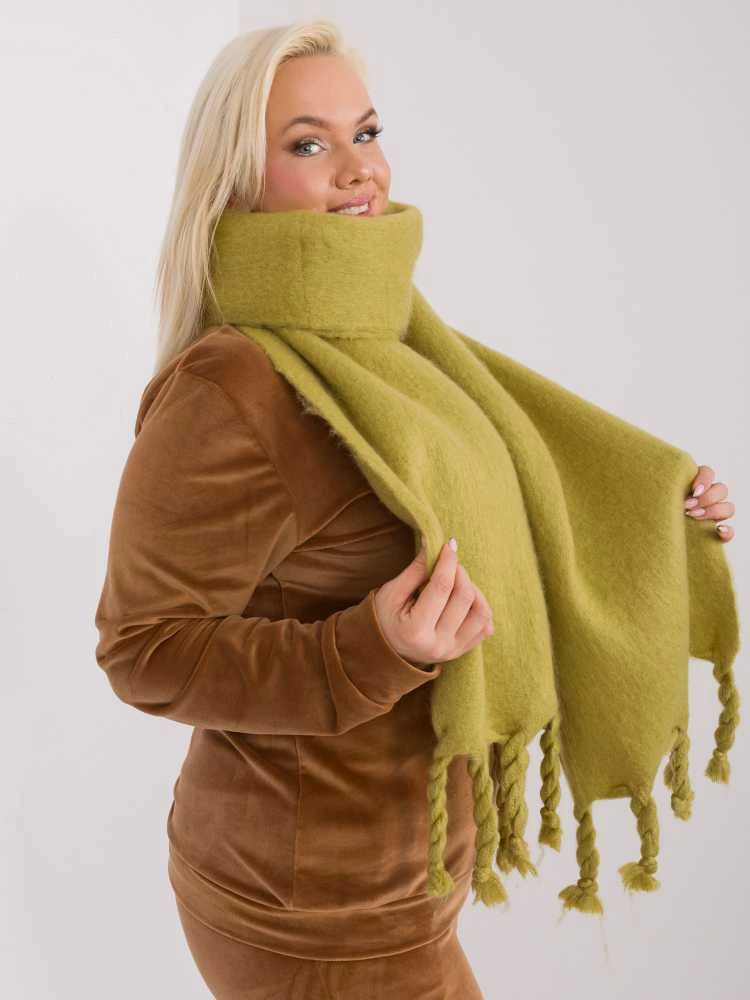 Wool Fashion Italia Šiltas ilgas šalikas: Dydis - Universalus