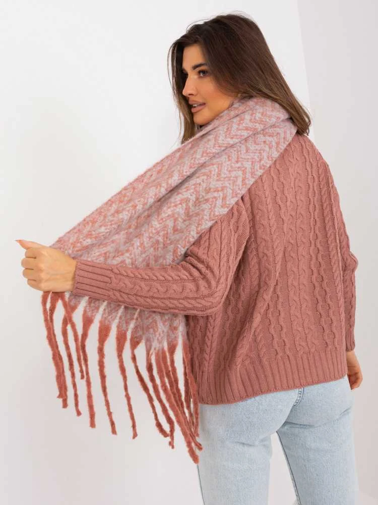 Wool Fashion Italia Šiltas moteriškas šalikas: Dydis - Universalus