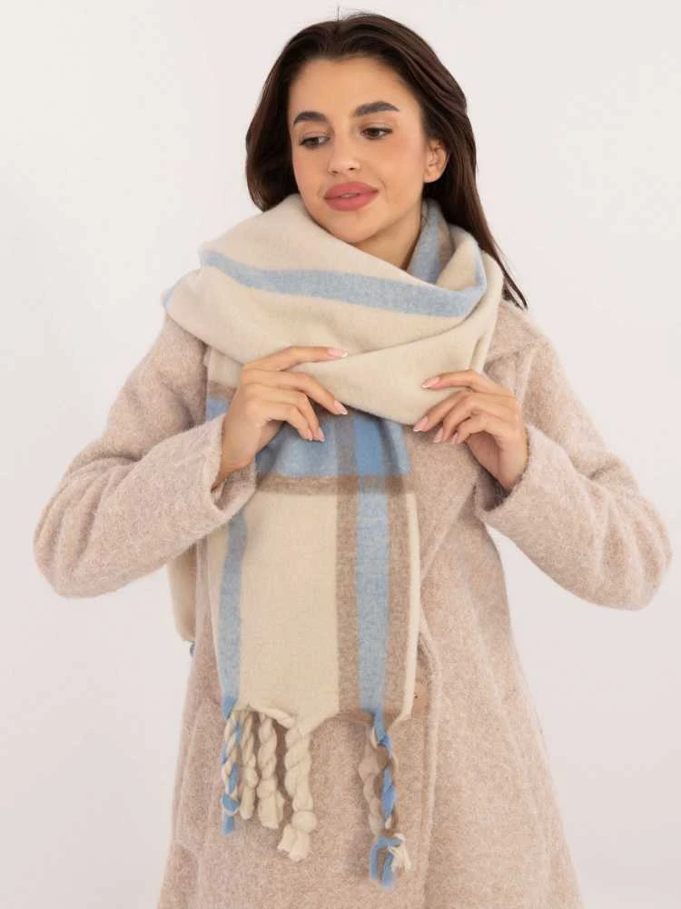 Wool Fashion Italia Švelnus moteriškas ilgas šalikas: Dydis - Universalus