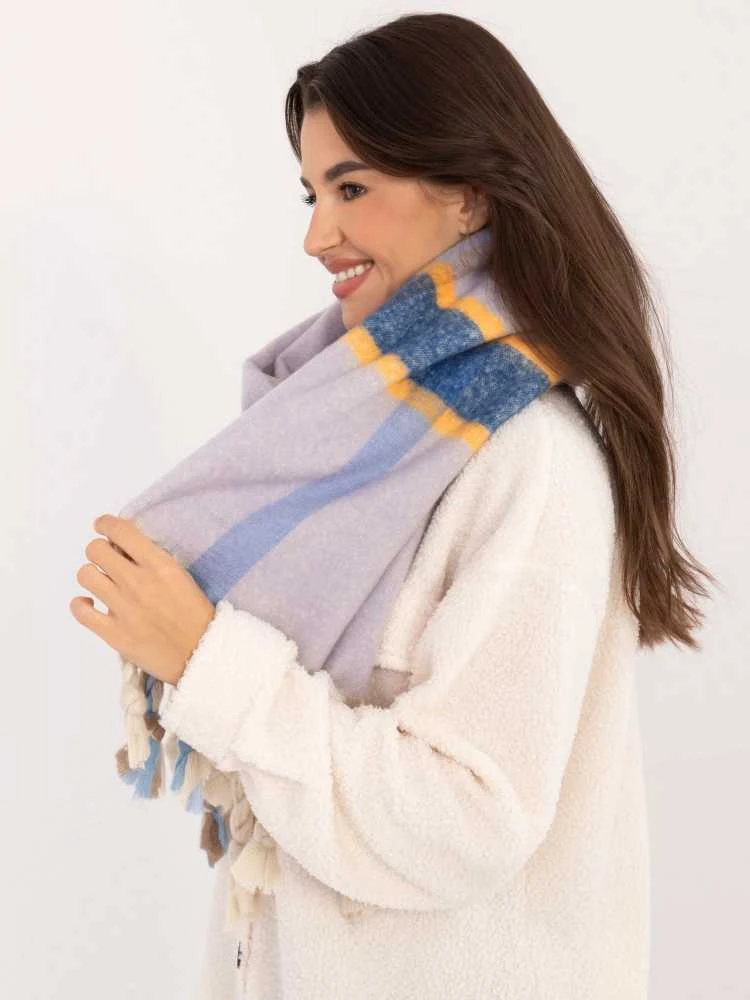 Wool Fashion Italia Švelnus moteriškas ilgas šalikas: Dydis - Universalus