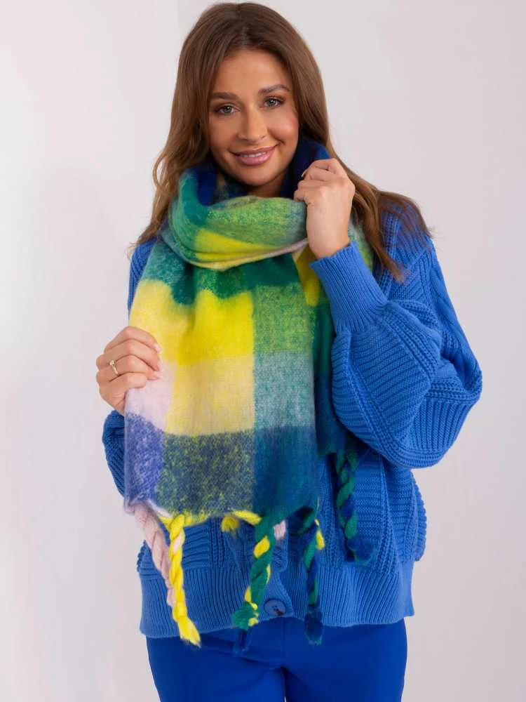 Wool Fashion Italia Švelnus šiltas ilgas šalikas: Dydis - Universalus