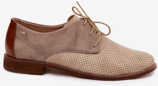Zazoo Odiniai moteriški elegantiški bateliai su raišteliais