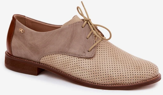 Zazoo Odiniai moteriški elegantiški bateliai su raišteliais