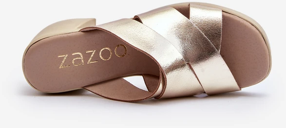 Zazoo Stilingi įsispiriami odiniai sandalai