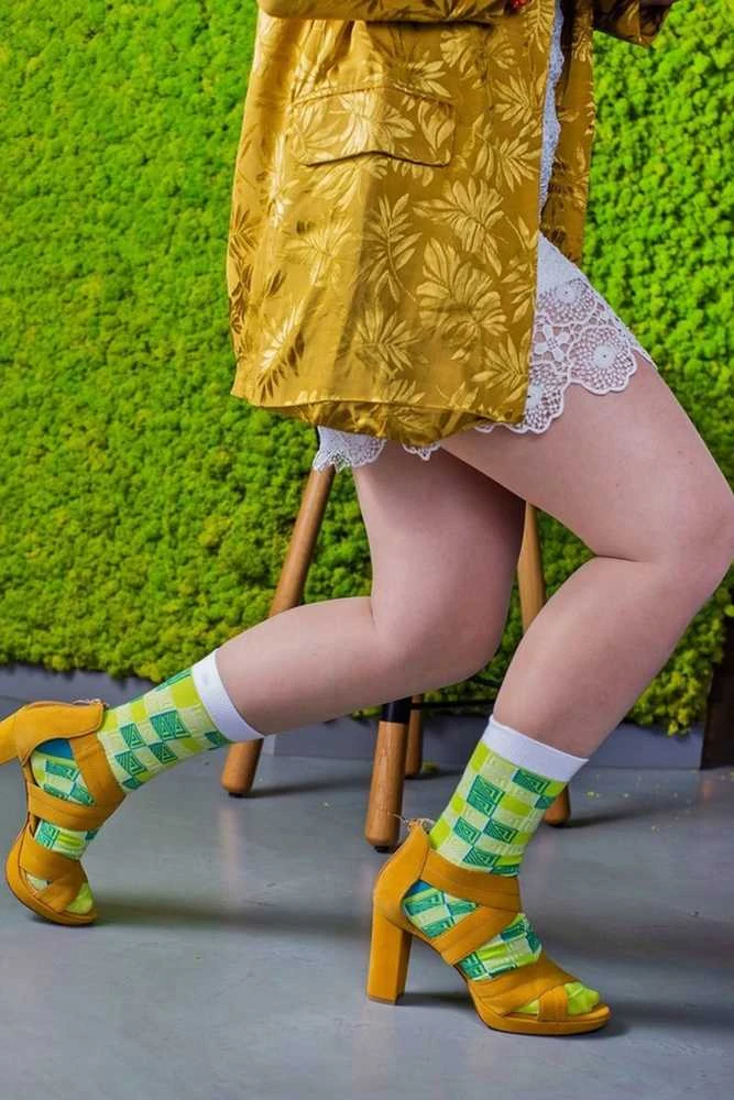 Zooksyrainbow Socks 3 poros originalaus dizaino kojinių dėžutėje