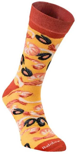Zooksyrainbow Socks 4 poros kojinių Pizza Seafood