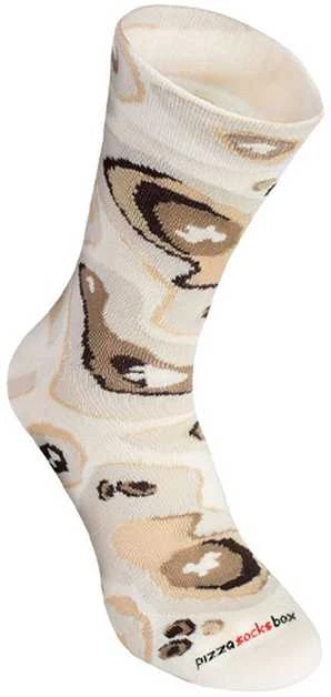 Zooksyrainbow Socks 4 poros kojinių Pizza Hawaiian