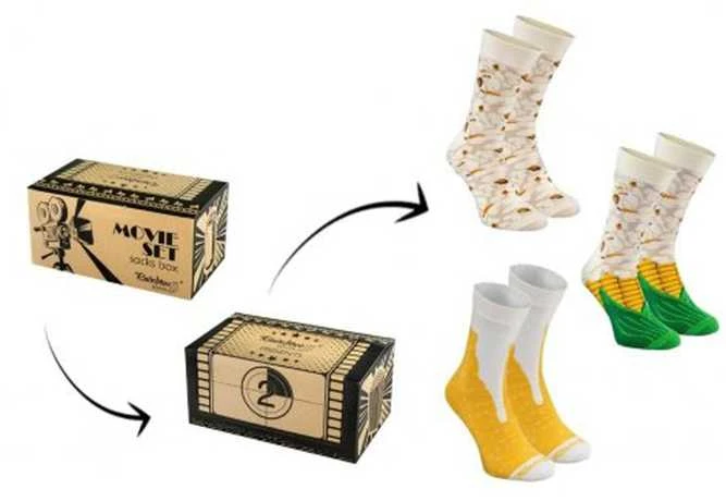 Zooksyrainbow Socks Socks Film Set 3 Pairs Rainbow Socks