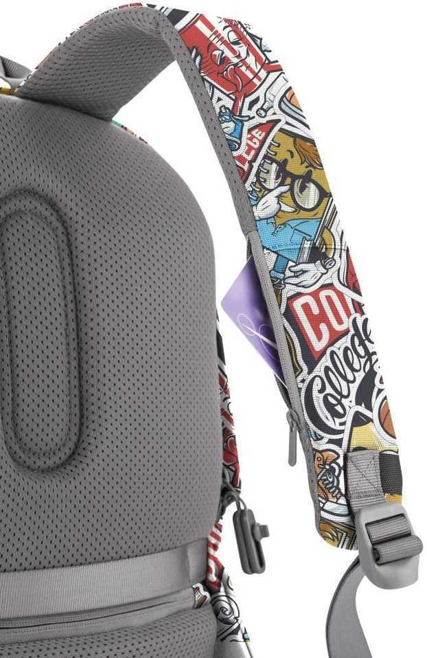 XD Design Kuprinė su apsauga nuo vagių Bobby Soft (Graffiti) - riboto leidimo