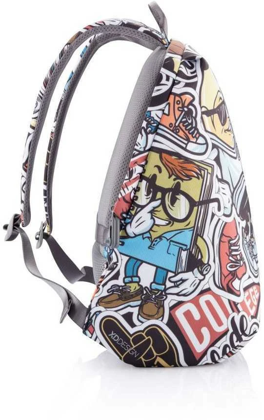 XD Design Kuprinė su apsauga nuo vagių Bobby Soft (Graffiti) - riboto leidimo