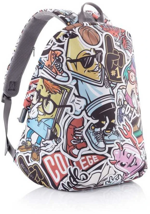 XD Design Kuprinė su apsauga nuo vagių Bobby Soft (Graffiti) - riboto leidimo