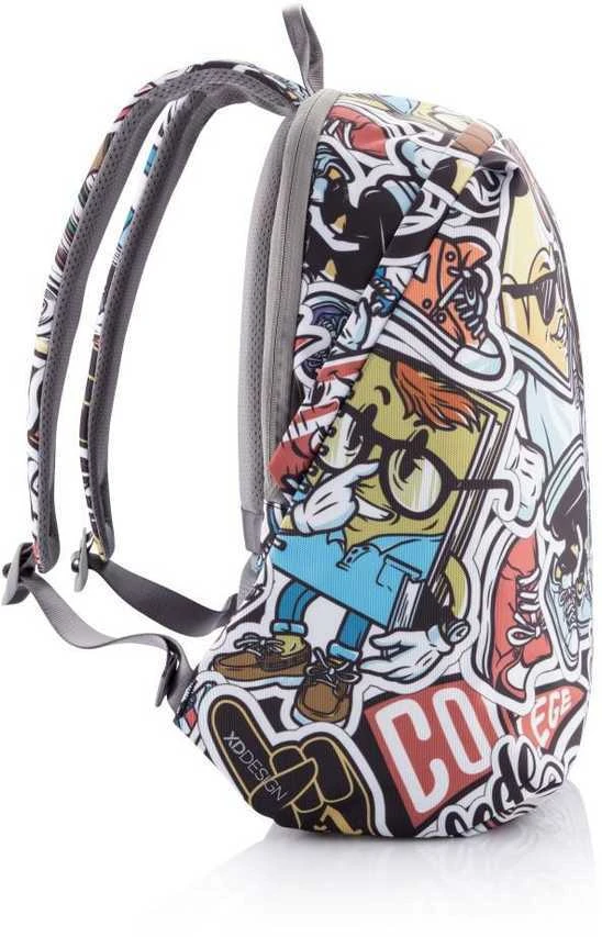 XD Design Kuprinė su apsauga nuo vagių Bobby Soft (Graffiti) - riboto leidimo