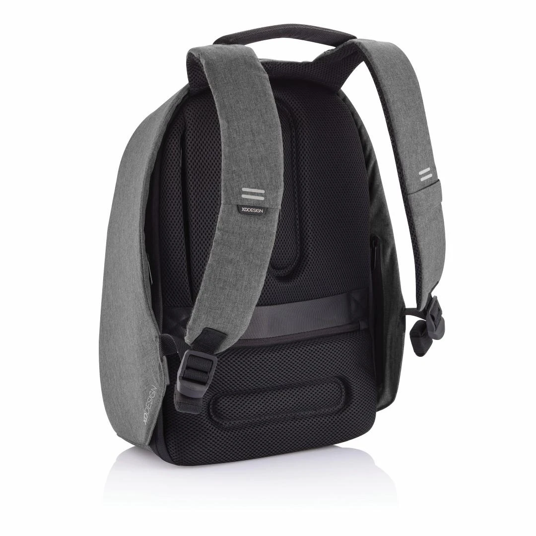 Kuprinė su apsauga nuo vagių XD Design Bobby Hero Regular, Juodos/Pilkos spalvos