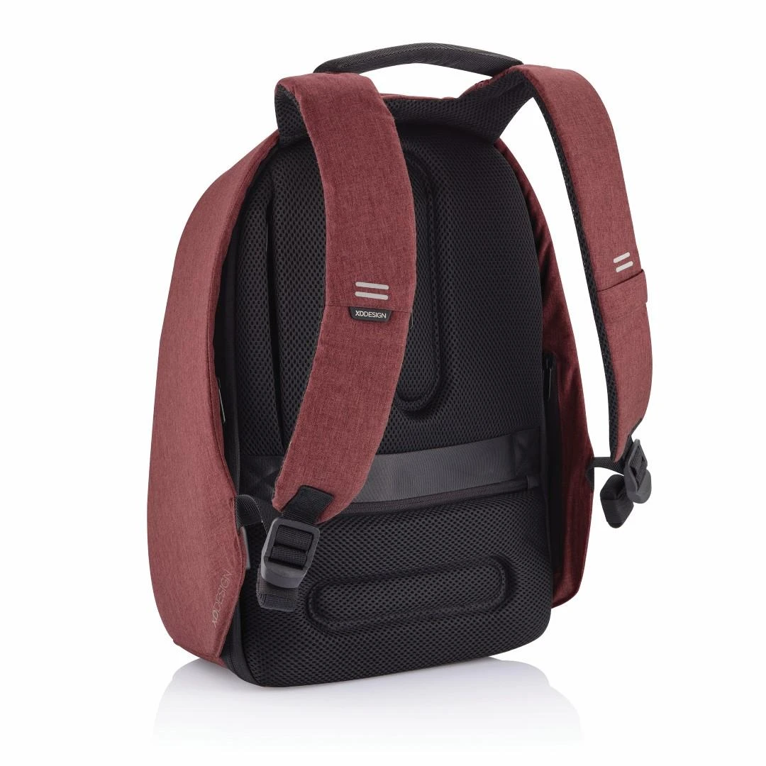 Kuprinė su apsauga nuo vagių XD Design Bobby Hero Regular, Raudonos spalvos
