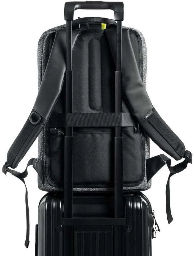 Kuprinė su apsauga nuo vagių XD Design Bobby Urban, Pilkos spalvos