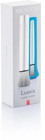 XD Design Žibintuvėlis Lumix 21cm, mėlynas/sidabrinis