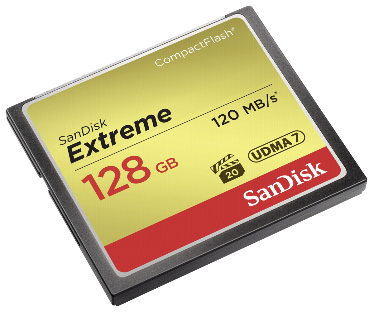 Atminties kortelė SanDisk Extreme CF 128GB 120MB/s UDMA7 SDCFXSB-128G-G46 atmintis