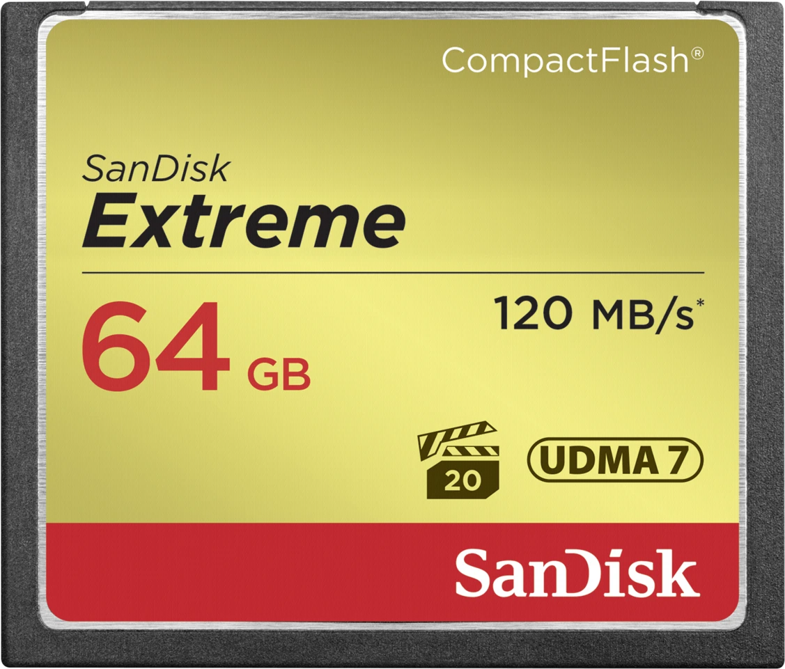 Atminties kortelė SanDisk Extreme CF 64GB 120MB/s