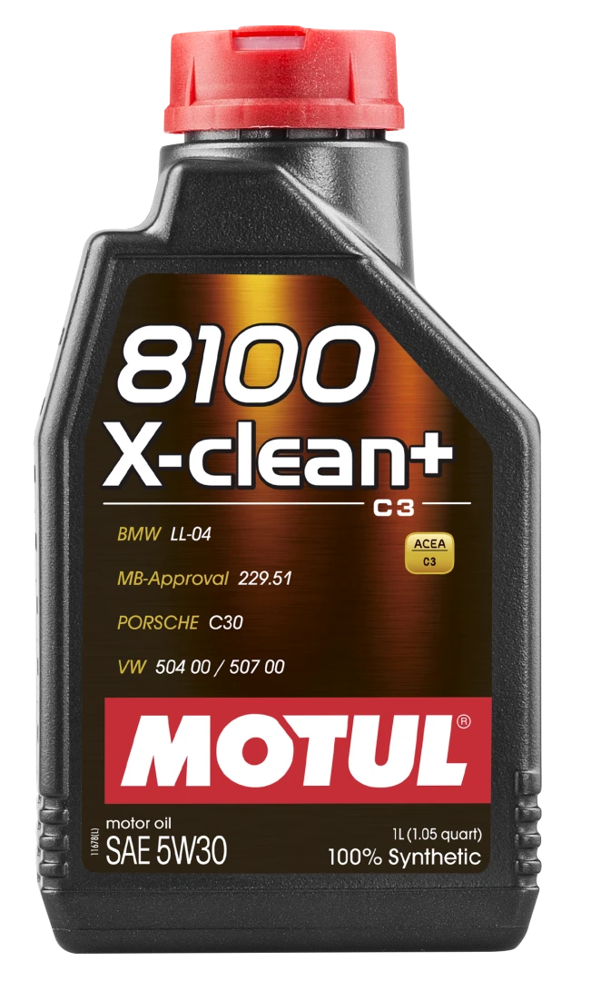 Alyva MOTUL 8100 X-clean+ 5W30 1 ltr (106376)