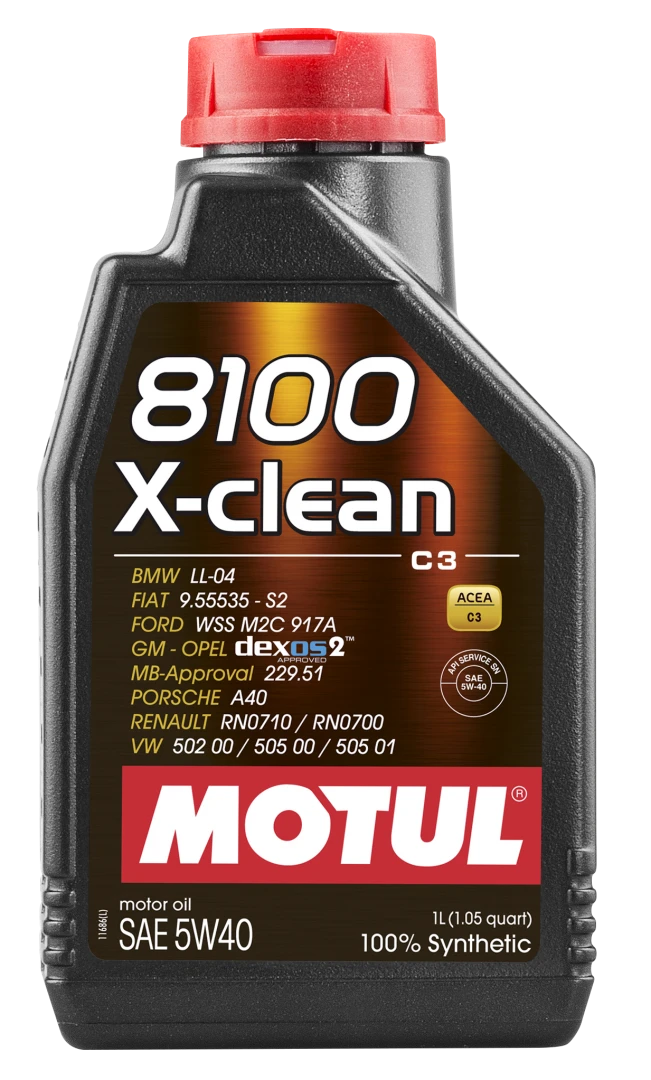 Alyva MOTUL 8100 X-clean 5W40 1ltr (102786)