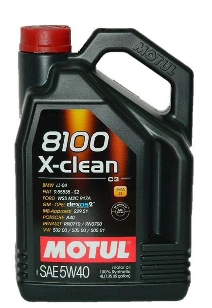 Alyva MOTUL 8100 X-clean 5W40 4ltr (104720)