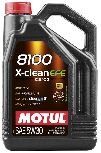 Alyva MOTUL 8100 X-clean efe 5W30 5ltr (109471)