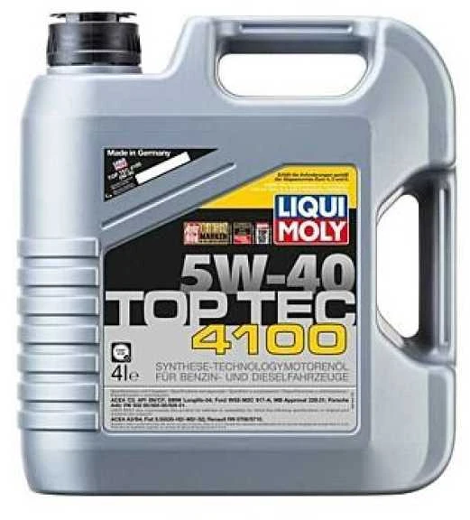 Variklio tepalas Liqui Moly Top Tec 4100 5W-40, 4 l