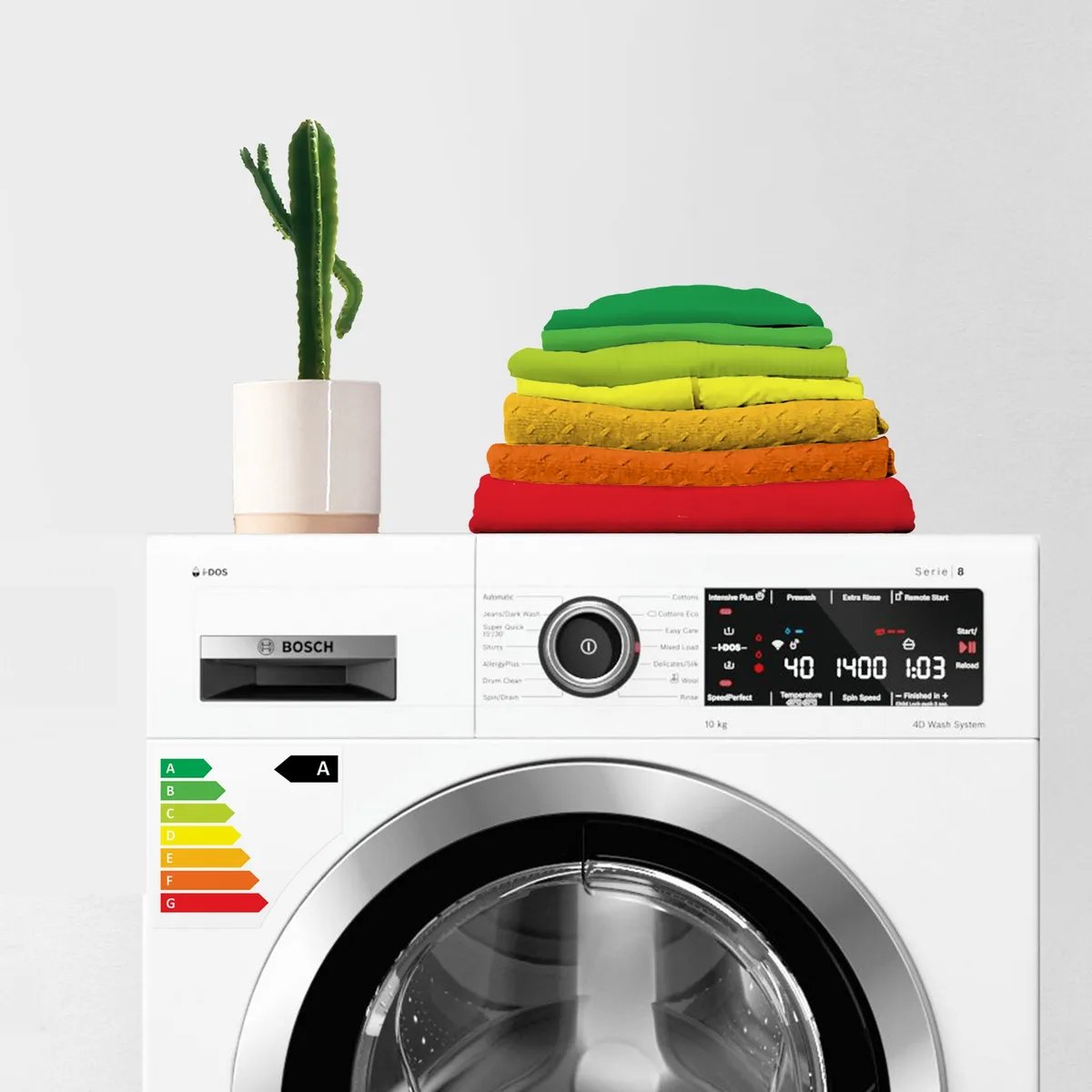 Skalbimo mašina „Bosch Serie 6 WGH2460XPL“, 9 kg, 1600 aps./min., sidabrinė aprašymas - Prekės nuotrauka