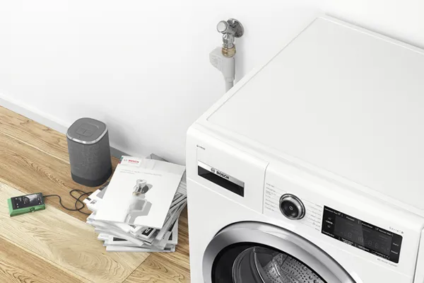 Skalbimo mašina „Bosch Serie 6 WGH2460XPL“, 9 kg, 1600 aps./min., sidabrinė aprašymas - Prekės nuotrauka