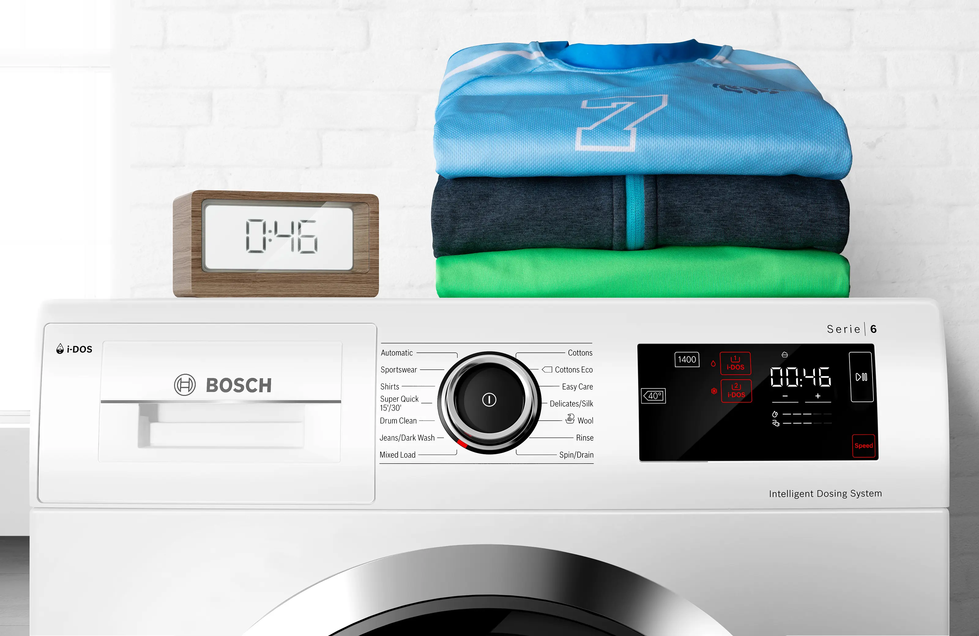 Skalbimo mašina „Bosch Serie 6 WGH2460XPL“, 9 kg, 1600 aps./min., sidabrinė aprašymas - Prekės nuotrauka