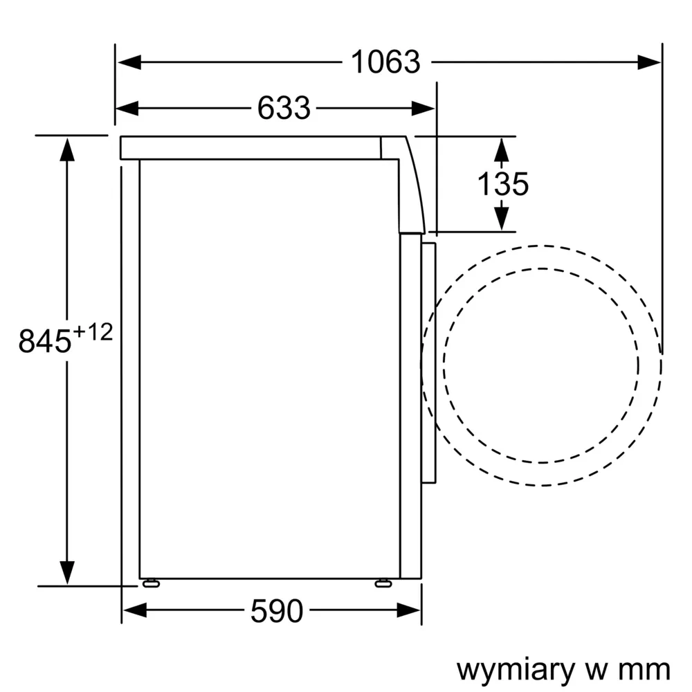 Skalbimo mašina Bosch WAN2405GPL, 8kg, 1200 rpm