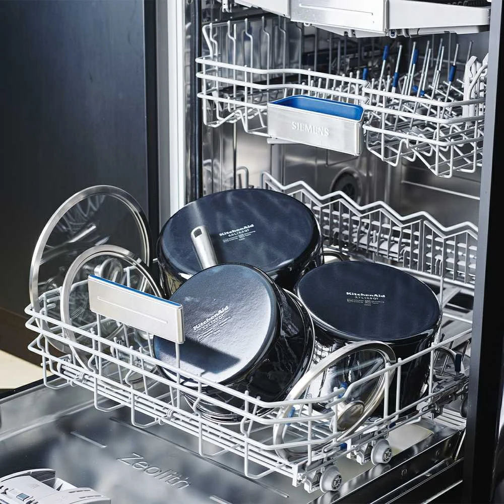 Kitchenaid 2 l emaliuotas puodas su dangčiu juodas