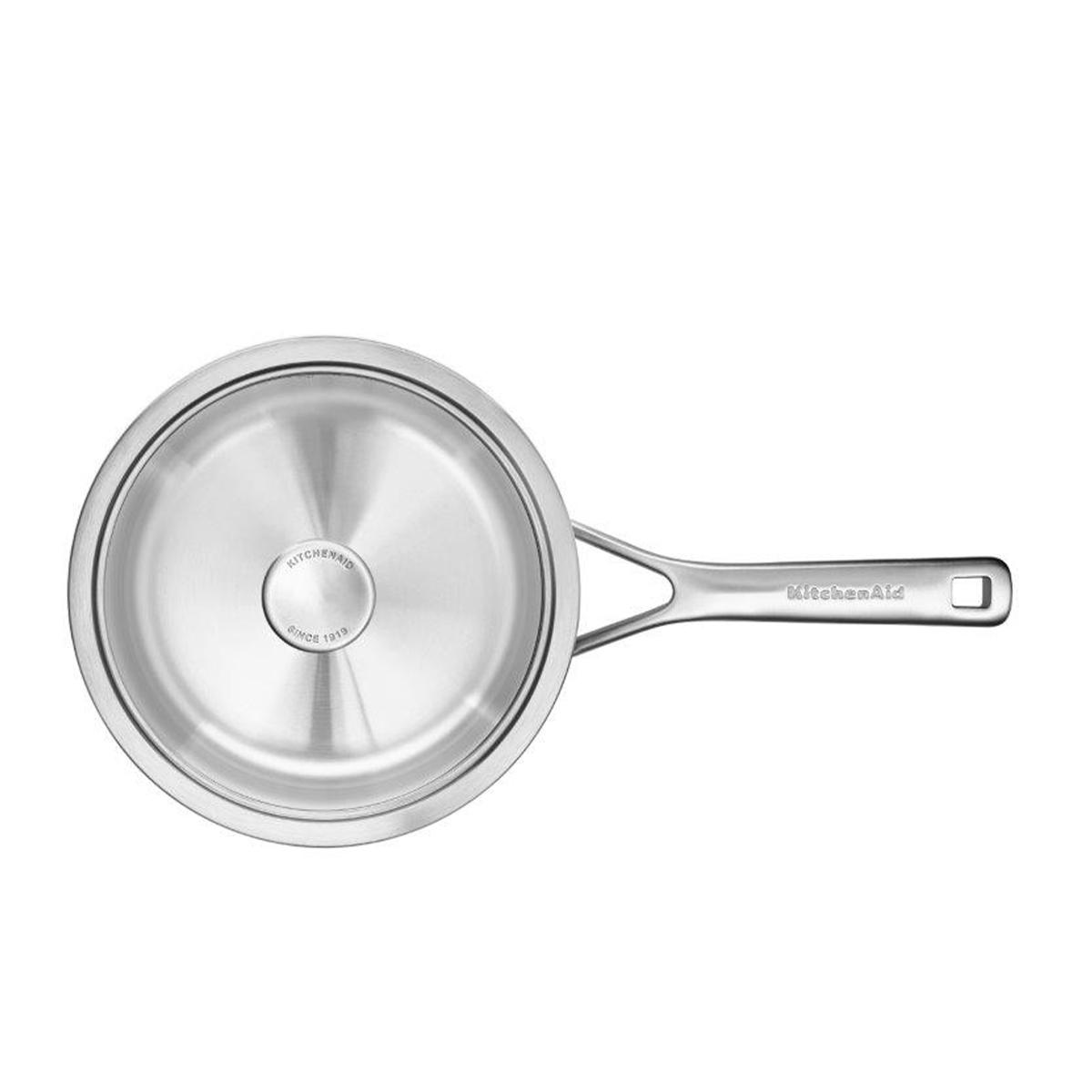 KitchenAid - Daugkartinis puodas su dangčiu - sidabrinis - 20 cm
