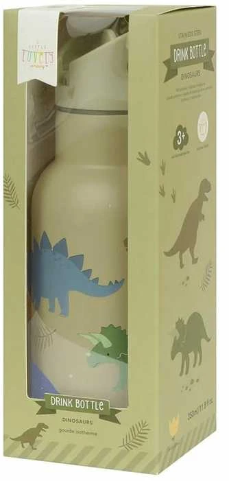 A Little Lovely Allc Nerūdijančio plieno gertuvė Dinozaurai, 350ml