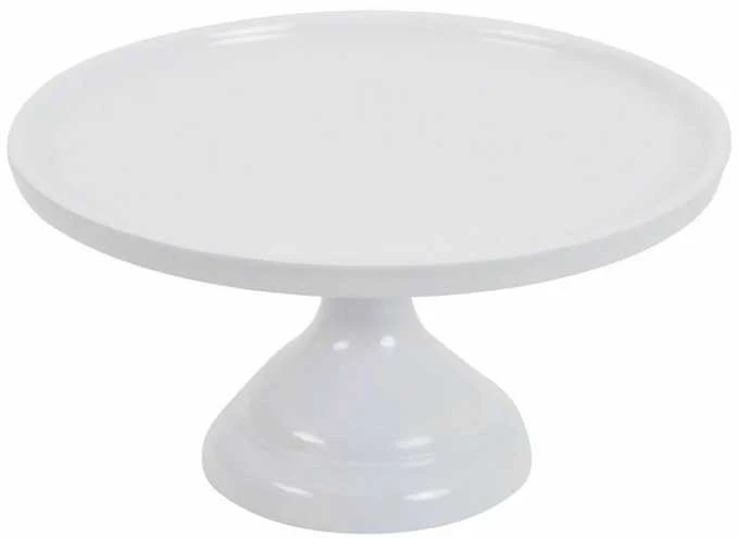 Allc Tortinė ant kojelės, balta 23,5cm