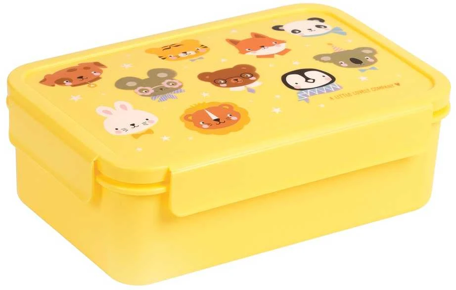 A Little Lovely Bento vaikiška priešpiečių dėžutė 'Gyvūnai'