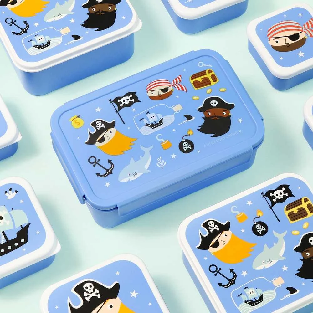 A Little Lovely Bento vaikiška priešpiečių dėžutė 'Piratai'