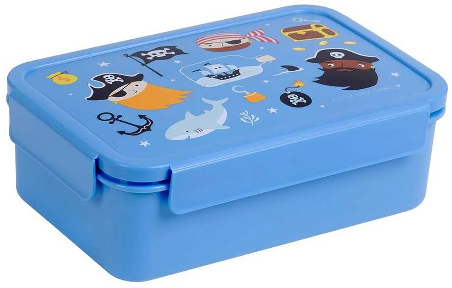 A Little Lovely Bento vaikiška priešpiečių dėžutė 'Piratai'
