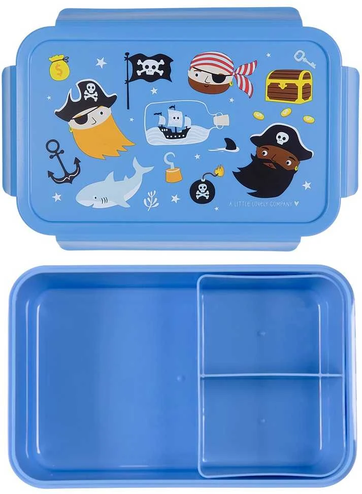 A Little Lovely Bento vaikiška priešpiečių dėžutė 'Piratai'