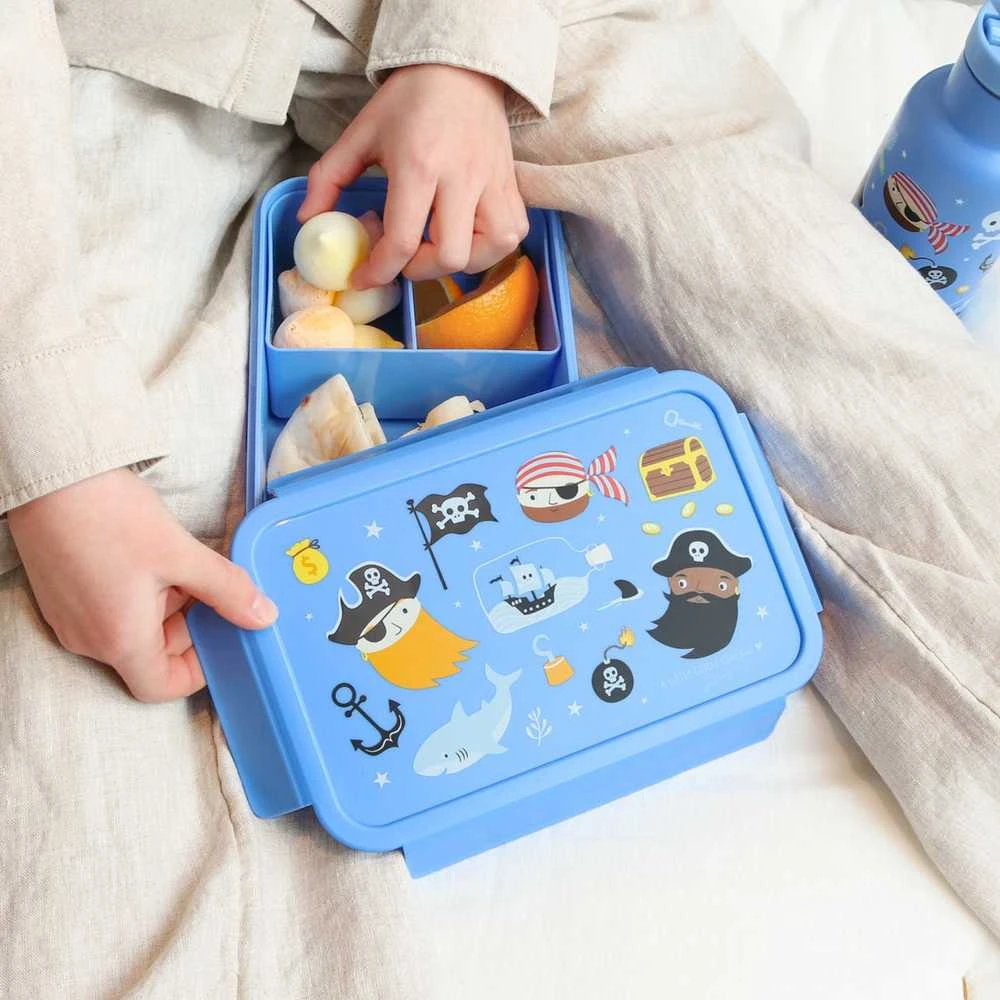 A Little Lovely Bento vaikiška priešpiečių dėžutė 'Piratai'