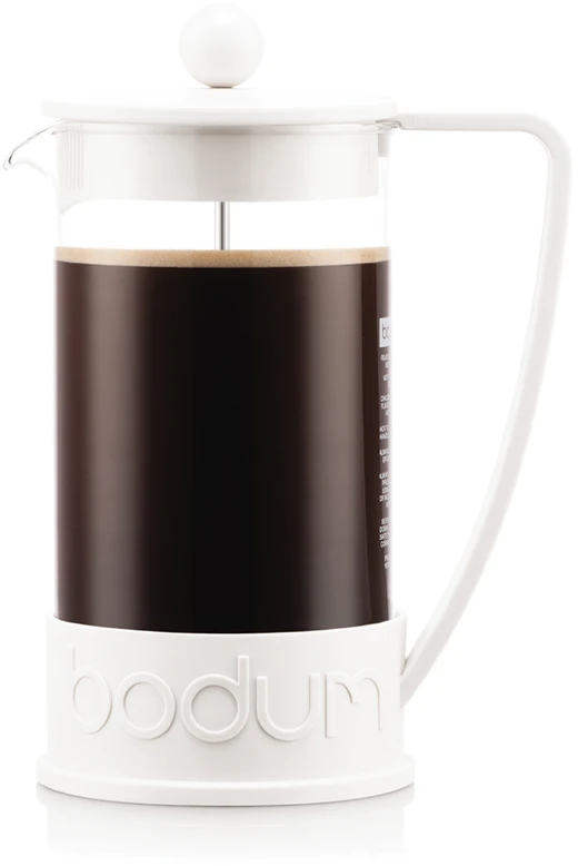 Bodum prancūziškas presas, pagamintas Brazilijoje, 1 l, balkšvas