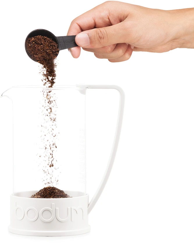 Bodum prancūziškas presas, pagamintas Brazilijoje, 1 l, balkšvas