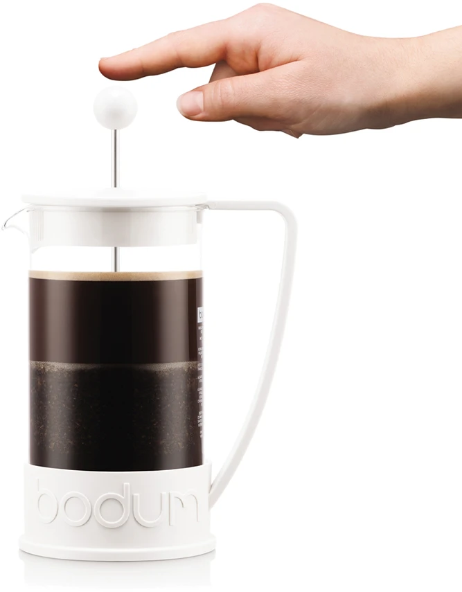 Bodum prancūziškas presas, pagamintas Brazilijoje, 1 l, balkšvas
